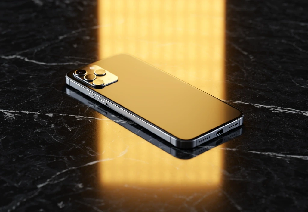 Smartfon na marmurowym blacie