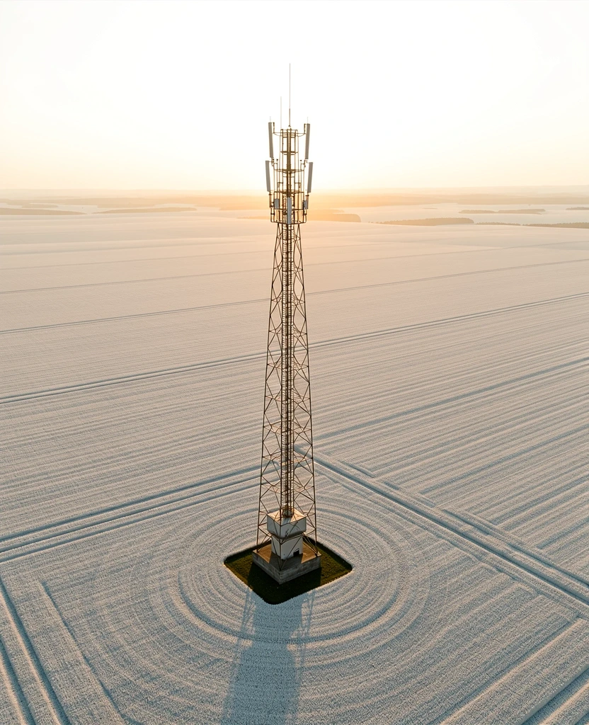 Wieża sygnałowa o świcie